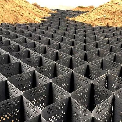 1.0-1.7MM Dicke Gravel Geocell für Erdarbeiten Anwendung im Straßenbau
