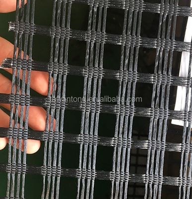 Chinesischer Design-Stil ISO-Standard 50kn Glasfaser-Geogrid für den Straßenbau