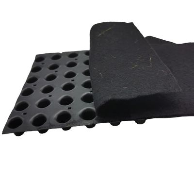 Hochwertige Dachschutzplatte aus HDPE-Dumpel-Drainage mit Geotextil in einer Höhe von 8 mm-60 mm