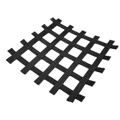 50-200m Länge Geogrid für Asphalt Straßenbau Dauerhafte Polyester PET-Verbundwerkstoff