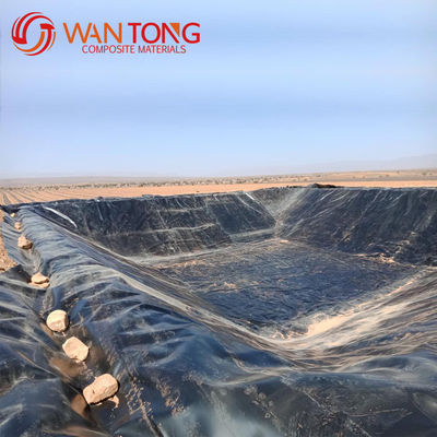 HDPE LDPE LLDPE PVC Geomembran Liner Teich für Fisch Shrimp Tank In Indonesien