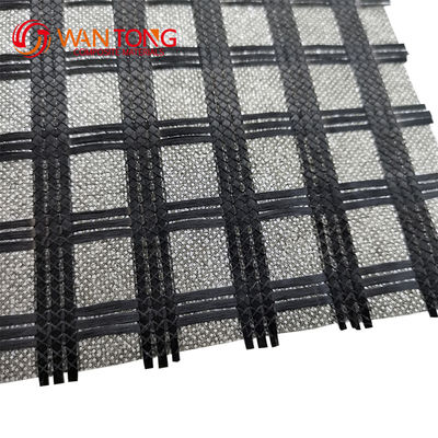 Straßenverstärkung Geotextil aus Geweben für Haustiere Verbundstoff aus PP-Kunststoff 25kn Biaxial Geogrid