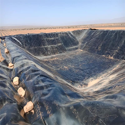 Geomembran im Stil des industriellen Designs Glatte Dam Liner für untere 1,5 mm HDPE Geomembran