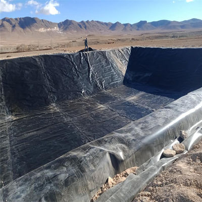 Geomembran im Stil des industriellen Designs Glatte Dam Liner für untere 1,5 mm HDPE Geomembran