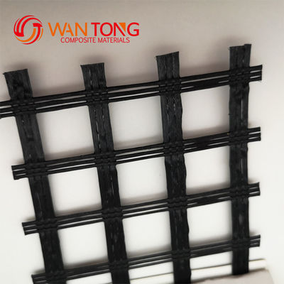 Hochspannbarer Polyester Geogrid 120kn PVC beschichtet 5m Breite für Straßenbau