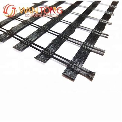 Hochspannbarer Polyester Geogrid 120kn PVC beschichtet 5m Breite für Straßenbau