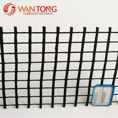 CE/ISO9001 zugelassen 25-200kn/m Straßenbau Einsachsig, Zweiachsig, PVC beschichtet Polyester Geogrid Mesh