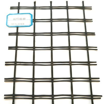 CE/ISO9001 zugelassen 25-200kn/m Straßenbau Einsachsig, Zweiachsig, PVC beschichtet Polyester Geogrid Mesh