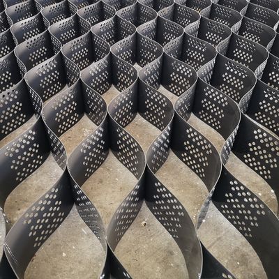 Erforderliche Größe HDPE Gravel Stabilizer Gitter Geocell für Auffahrten traditionelles Material