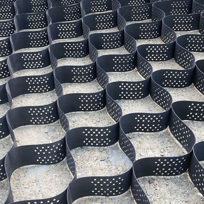 50 mm bis 200 mm HDPE-Geozell-Kiesnetz für den Bau stabiler Straßen
