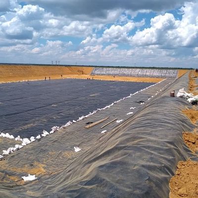 1 mm Plastik-HDPE-Geomembran für traditionelles Design in Kreislauf-Fischbecken