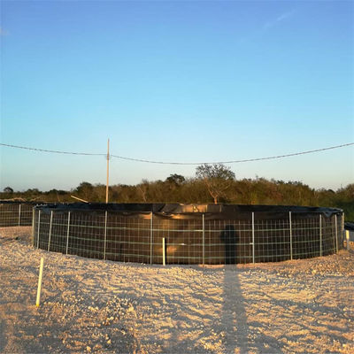 1 mm Plastik-HDPE-Geomembran für traditionelles Design in Kreislauf-Fischbecken