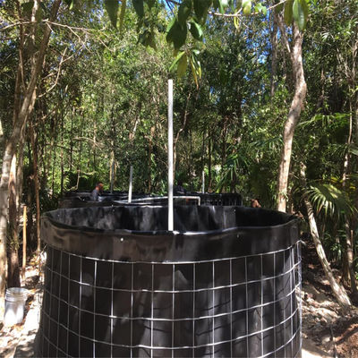 1 mm Plastik-HDPE-Geomembran für traditionelles Design in Kreislauf-Fischbecken