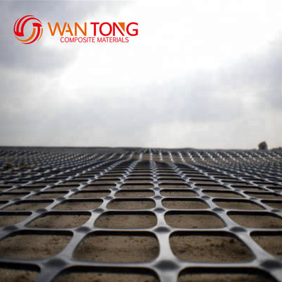 PP-Plastiknetz zweischneidiges Geogrid zur Bergbauverstärkung Breite 1-6 m GASGROß 12,7*12,7 mm