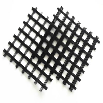 Biaxial Polyester Geogrid 80-80 PET zur Verfestigung von Straßenbecken