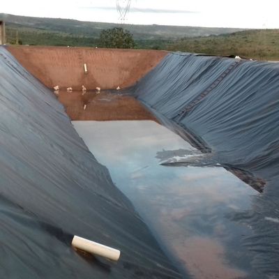 LDPE LLDPE HDPE Plastikfischbecken Wasserdichtungsmembran 0,5 mm HDPE Geomembranblatt m2