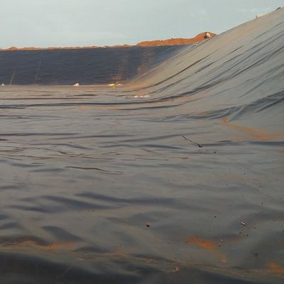 LDPE LLDPE HDPE Plastikfischbecken Wasserdichtungsmembran 0,5 mm HDPE Geomembranblatt m2