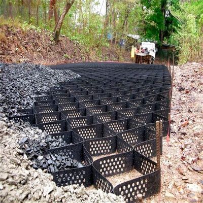 Doppelfarbiger HDPE-Geozell-Kiesstabilisator für den Straßenbau und den Abhangschutz