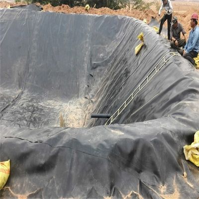 0.2 mm HDPE-Geomembran Wasserdichte Plane Liners für Biofloc-Fischzuchtbecken