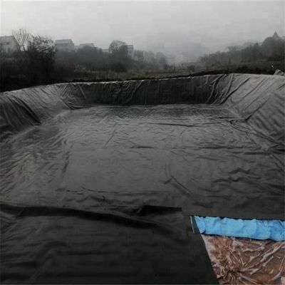 0.2 mm HDPE-Geomembran Wasserdichte Plane Liners für Biofloc-Fischzuchtbecken