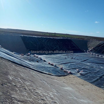 Glatte Geomembran HDPE Damm Fischbehälter Landwirtschaftlicher Teich Liner Geomembranen 1mm 2mm
