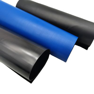 HDPE Geomembran 300 Rollen Wassertanks Landwirtschaftsteich Plastikfolie für Staudamm Breite 2m-8m Blau
