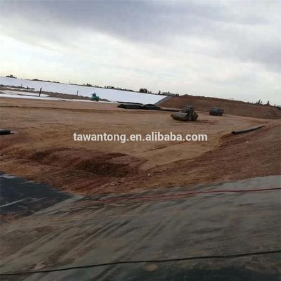 HDPE Geomembran 300 Rollen Wassertanks Landwirtschaftsteich Plastikfolie für Staudamm Breite 2m-8m Blau