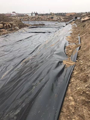 Geomembranen für Fischbehälter 2 mm Schwarz, wasserdicht, aus HDPE-Kunststoff