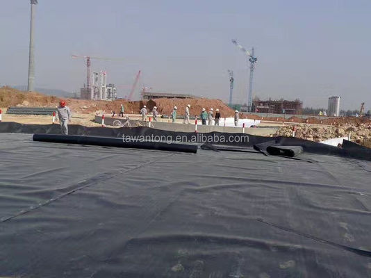 Geomembranen für Fischbehälter 2 mm Schwarz, wasserdicht, aus HDPE-Kunststoff