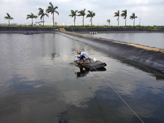 Geomembranen für Fischbehälter 2 mm Schwarz, wasserdicht, aus HDPE-Kunststoff