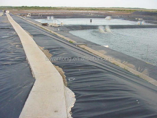 Geomembranen für Fischbehälter 2 mm Schwarz, wasserdicht, aus HDPE-Kunststoff
