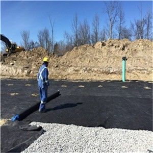 Polypropylen Geotextil für den Straßenbau in grauer Farbe