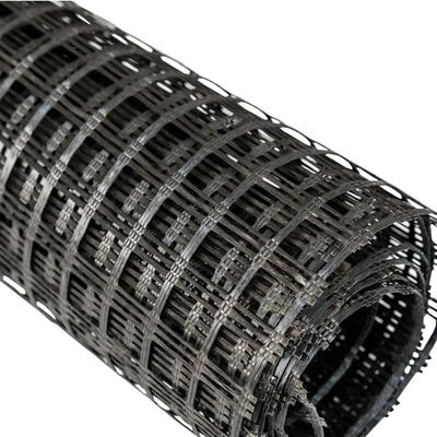 Niedrigere chinesische Design-Stil Straßenbett Verfestigung Biaxial Polyester 80-80 PET Geogrid