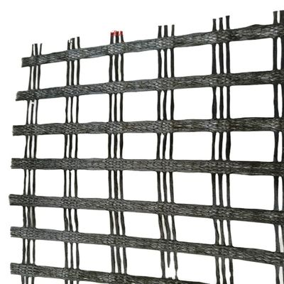 Niedrigere chinesische Design-Stil Straßenbett Verfestigung Biaxial Polyester 80-80 PET Geogrid