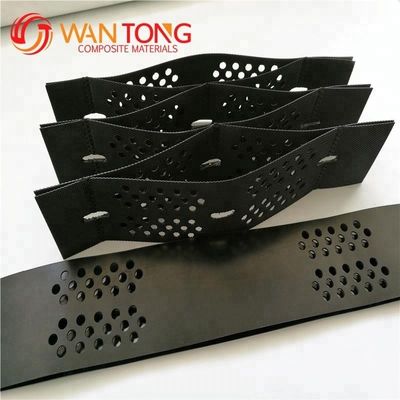 50-250 mm textierte, perforierte Geocell aus HDPE für den reibungslosen und langlebigen Straßenbau