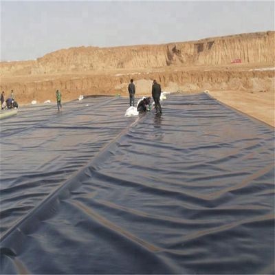 1 mm 1,2 mm 1,5 mm Geomembran aus HDPE für Staudämme oder künstliche Seen Schwarz Grün Blau Weiß