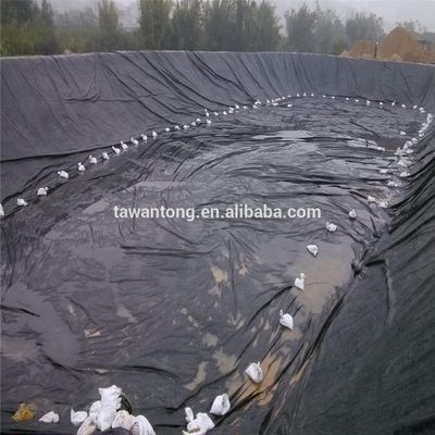 1 mm 1,2 mm 1,5 mm Geomembran aus HDPE für Staudämme oder künstliche Seen Schwarz Grün Blau Weiß