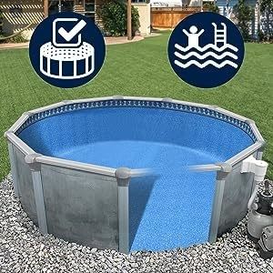 Kurzfaser Geotextil Gewebe Bodenwäsche für über dem Boden Pool Zeitgenössischer Stil