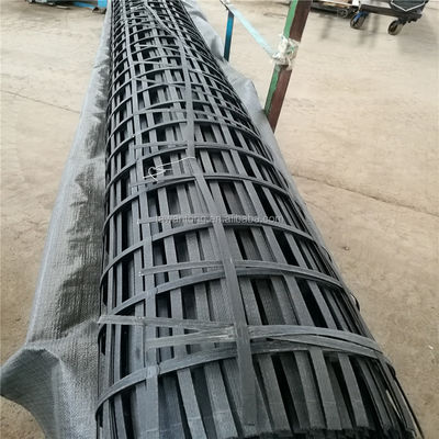 50 kn Zugfestigkeit Stahl-Kunststoff-Biaxial-Geogrid für Online-technische Unterstützung