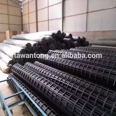 50 kn Zugfestigkeit Stahl-Kunststoff-Biaxial-Geogrid für Online-technische Unterstützung