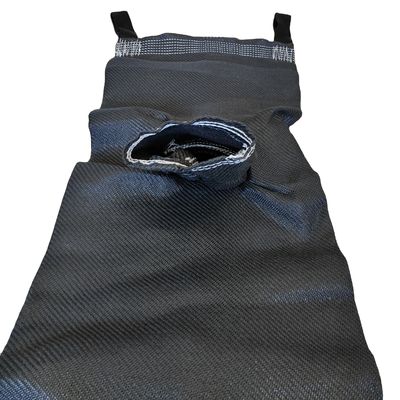 Geotextile Georöhre aus PP-Gewebe, schwarz, für Bankschutz und Dachgartenstraßenabbau