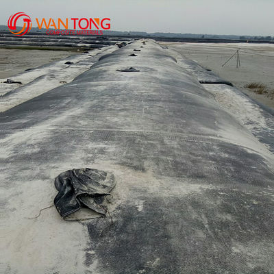 Geotextile Georöhre aus PP-Gewebe, schwarz, für Bankschutz und Dachgartenstraßenabbau