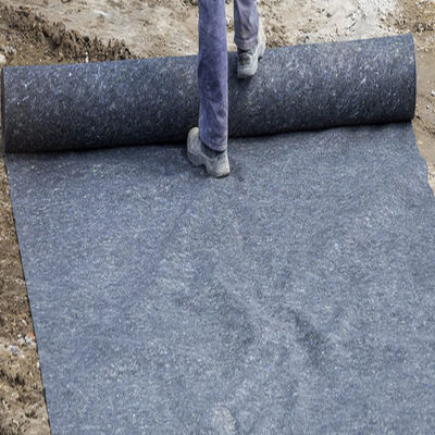 Geotextil, nicht gewebt, schwarzes Polypropylen/Polyester, PP, mit Stichnadel für Haustiere
