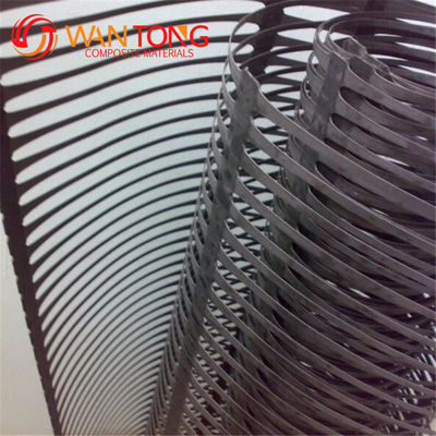 Geogrides CE/ISO9001 Zertifiziert 50Kn/m Neigungsschutz Bodenzelle PP HDPE Kunststoff Einsachs-Geogrid