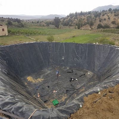 2m-8m Breite Landwirtschaftliche HDPE Geomembran Fischfarm Teich Liner für hohe Flexibilität