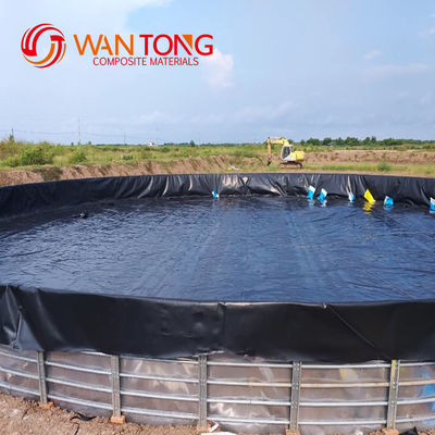 Glatte 1,5 mm HDPE-Geomembran für Speicher und Schwimmbäder Rohstoff HDPE LLDPE