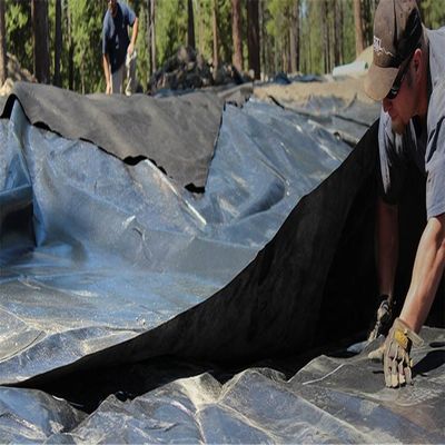 100% jungfräuliche HDPE LLDPE Rohstoff Wantong 0,5 mm Geomembran für Deponien-Teich-Liner