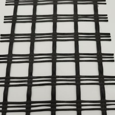 1 m bis 6 m Breite Einsachsige Verknüpfung Polyester Geogrides mit hochfester PVC beschichtet