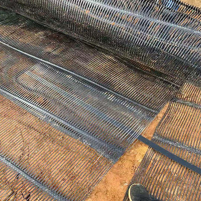 Hohe Festigkeit 40kn/M HDPE einsachsige Kunststoff-Geogrid für 50m Rolllänge und 1m Breite