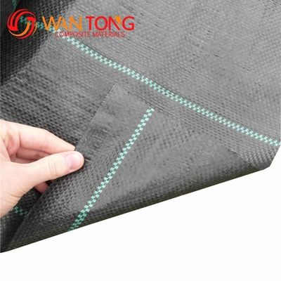Hohe Zugfestigkeit 5oz Schwarz PP Gewebe Geotextil für den Straßenbau